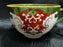 Mason's B9913 Red, Green, Coral, Gold: Cup & Saucer Set (s), 2 3/8", Crazing