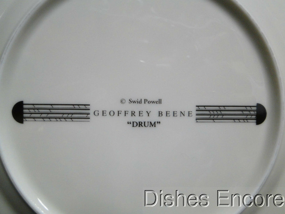 Swid Powell Drum Apple, Green Rim, Geoffrey Beene: Salad Plate (s), 7 3/4"