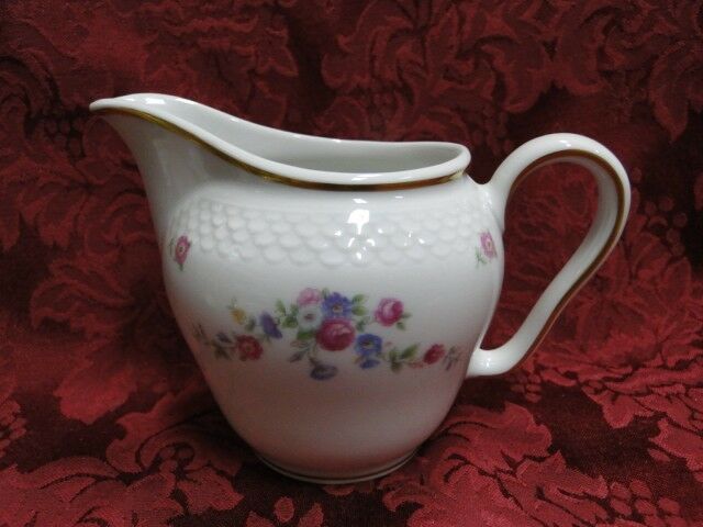 Thomas China 7211, Versailles White, Floral: Creamer / Cream Pitcher