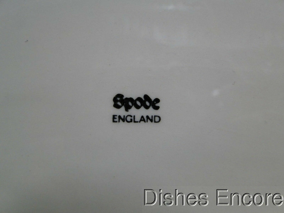 Spode Jewel, Cream w/ Embossed Circles & Dots: Oval Serving Bowl 10 1/8", As Is