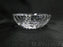 Clear w/ Cut Circles & Diamonds: Round Two Slot Ashtray, 3 1/2" x 1 1/2", MG#171