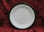 Noritake Ivory & Ebony, 7274, Black Band w/ Gold: Salad Plate (s), 8 1/4"