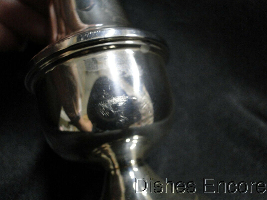Empire Weighted Sterling Silver: Set of Salt & Pepper Shakers, 5" Tall,10 Holes