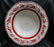 Fitz & Floyd Town and Country, Red & White: Round Rimmed Serving Bowl, 12 1/2"