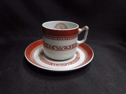 Spode Heritage Red, Eagle, New Stone: Demitasse Cup & Saucer Set (s), 2 1/2"