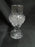 Clear w/ Cut Design: Hurricane Lamp Base, No Globe, 6", As Is  -- MG#111