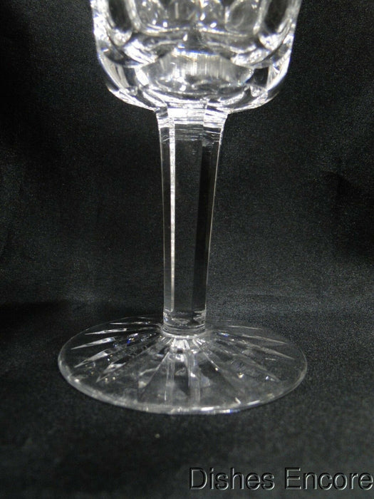 Waterford Crystal Ashling, Cut Fans & Panels: Water or Wine Goblet 7", Flaw