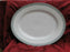Tressemanes & Vogt TRV3, Green Geometric Rim, Gold: Oval Serving Platter 17 3/4"