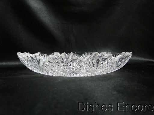 Clear Glass w/ Cut Design: Shallow Dish / Bottle Coaster, As Is  -- MG#117