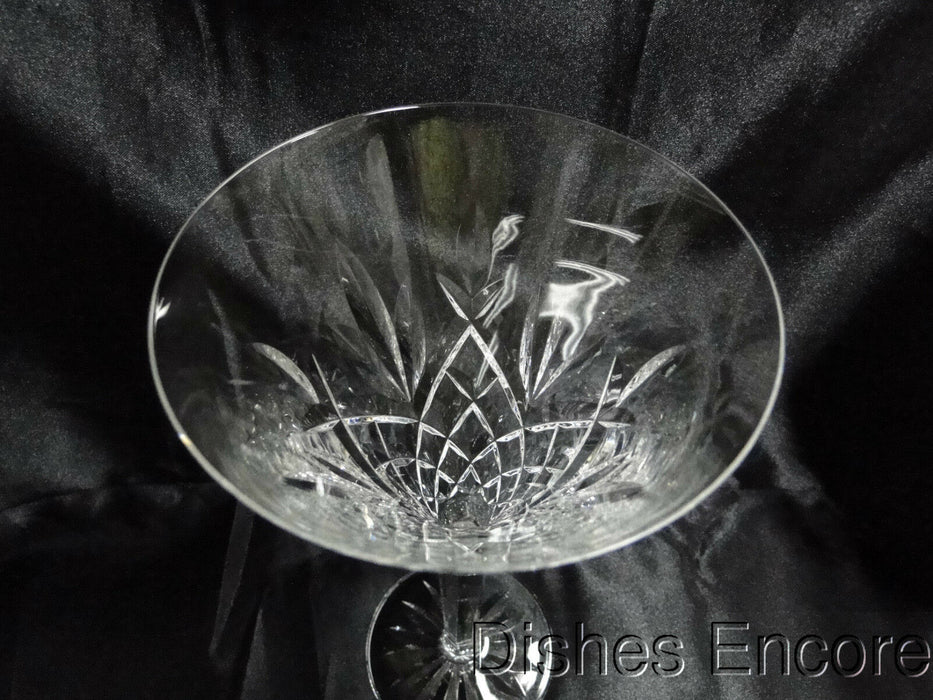 Waterford Crystal Ashbourne, Flared, Criss Cross Water or Wine Goblet 8 1/4"