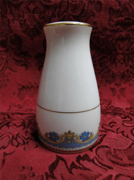 Noritake Blue Flowers, Gold Leaves & Trim: Pepper Shaker (s), 3 Holes, 3 1/4"