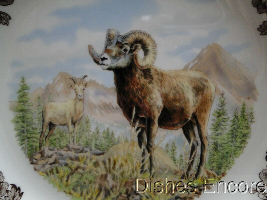 Spode Woodland Bighorn Sheep, England: NEW Dinner Plate (s) 10 1/2", Box