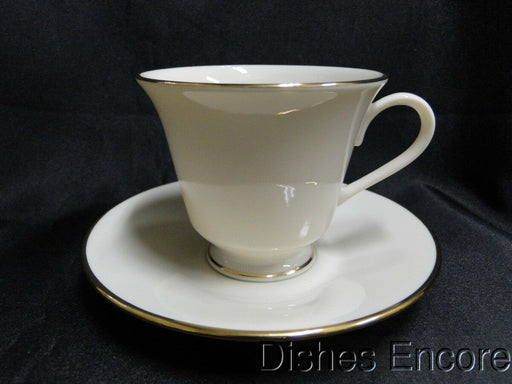 Lenox Hayworth, Ivory w/ Gold Trim: Cup & Saucer Set (s), 3 1/8" Tall