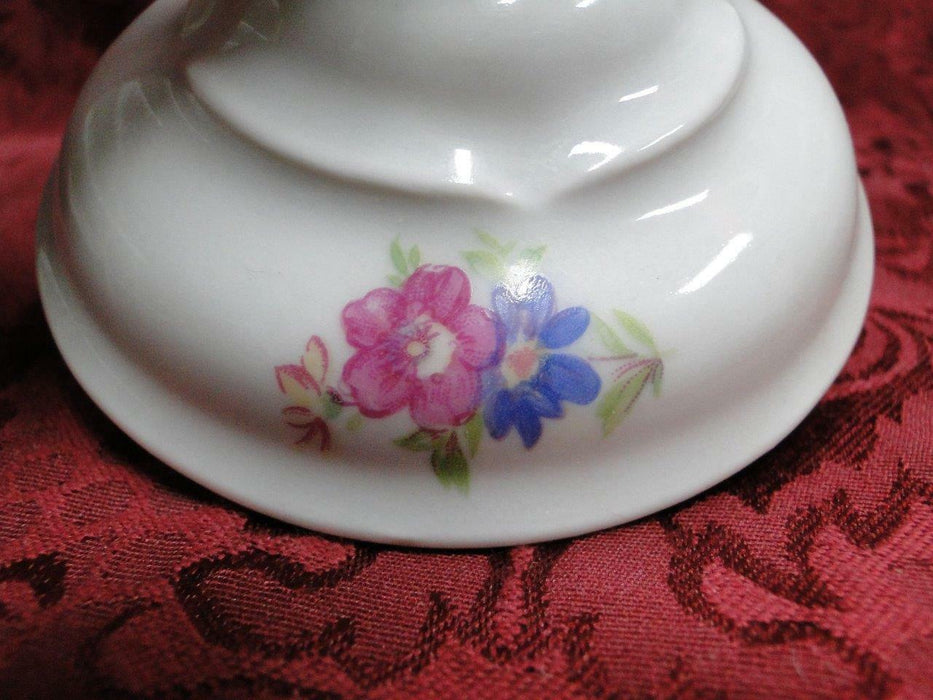 Wawel Anastasia, Floral Sprays, Embossed Scrolls: Sugar Bowl & Lid, 4 3/4"