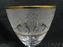 Glastonbury Lotus Brocade, Gold Trim: Wine Goblet (s), 6" Tall