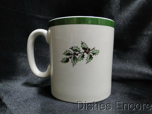 Spode Christmas Tree, Green Trim, England: Mug (s), 3 1/4" Tall, Crazing