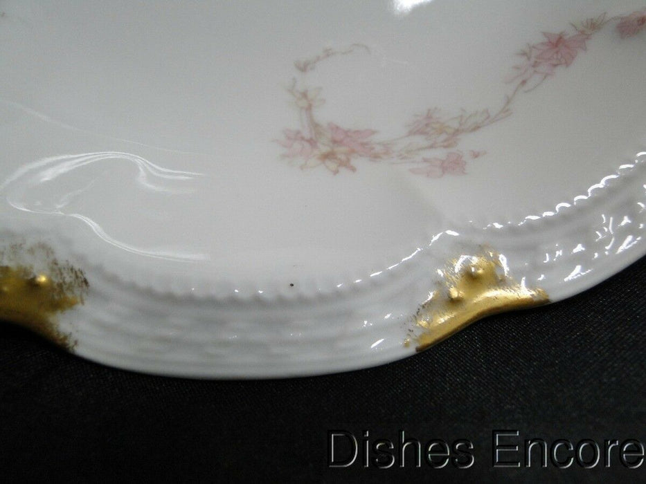 Haviland (Limoges) Schleiger 247d, Pale Pink Flowers: Soup Bowl (s), 7 3/8"