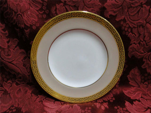 Royal Worcester Athena, Beige, Gold Greek Key: Bread Plate (s), 6"