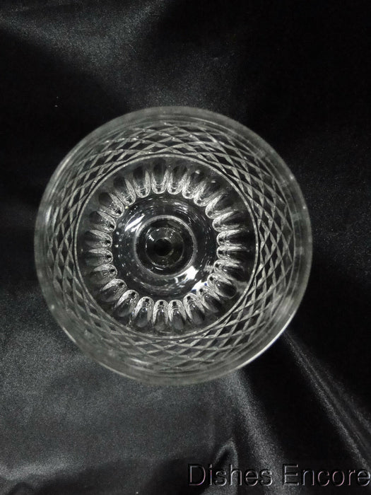 Rock Sharpe 2015-2, X's & Ovals: Water or Wine Goblet, 6 3/8", As Is