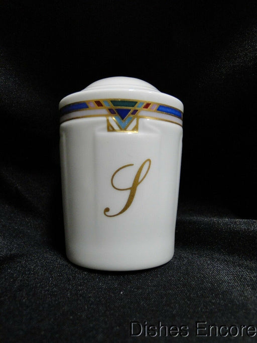 Villeroy & Boch Park Avenue, Paloma Picasso: Salt Shaker, 2 5/8", 5 Holes, "S"