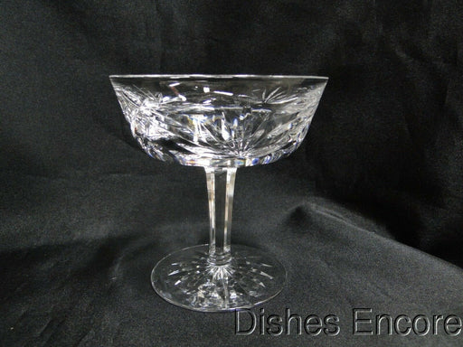 Waterford Crystal Ashling, Cut Fans & Panels: Champagne / Sherbet (s), 4 1/8"