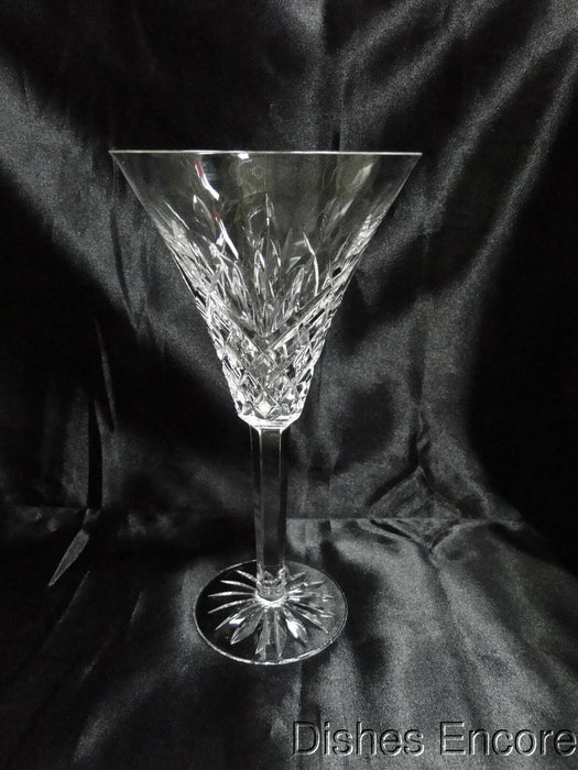 Waterford Crystal Ashbourne, Flared, Criss Cross Water or Wine Goblet 8 1/4"