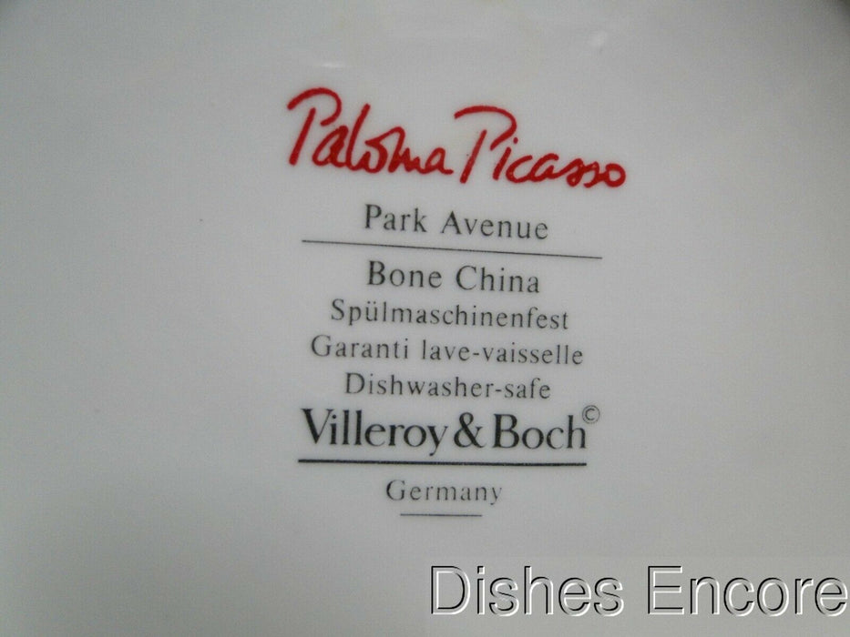 Villeroy & Boch Park Avenue, Paloma Picasso: Sugar Bowl & Lid, 3 3/8" Tall