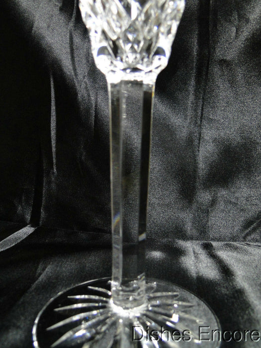 Waterford Crystal Ashbourne, Flared, Criss Cross Water or Wine Goblet 8 1/4"