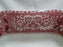 Copeland Spode's Camilla Red, Pink, Floral: Square Serving Bowl, 9 1/8", As Is