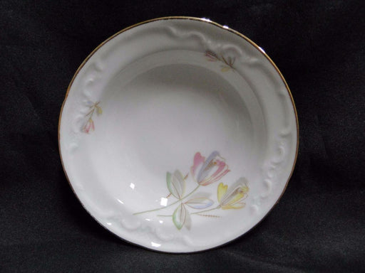 Eschenbach White w/ Pink & Yellow Flowers ESC302: Fruit Bowl (s), 5 1/2"