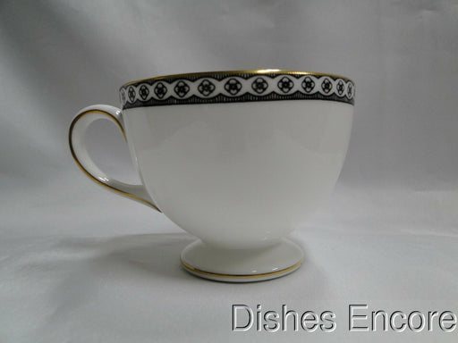 Wedgwood Ulander Black, Black Lines & Circles on Edge: 2 5/8" Cup (s) Only