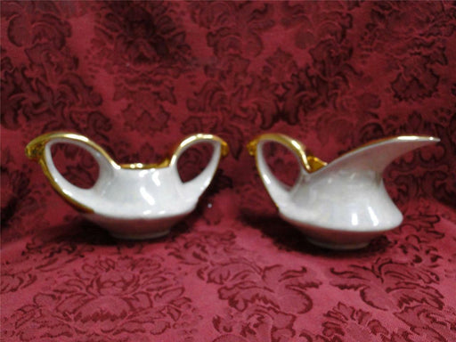 Pearl China Co Pea9, Pearlized Lusterware, Gold Trim, Sugar & Creamer Set