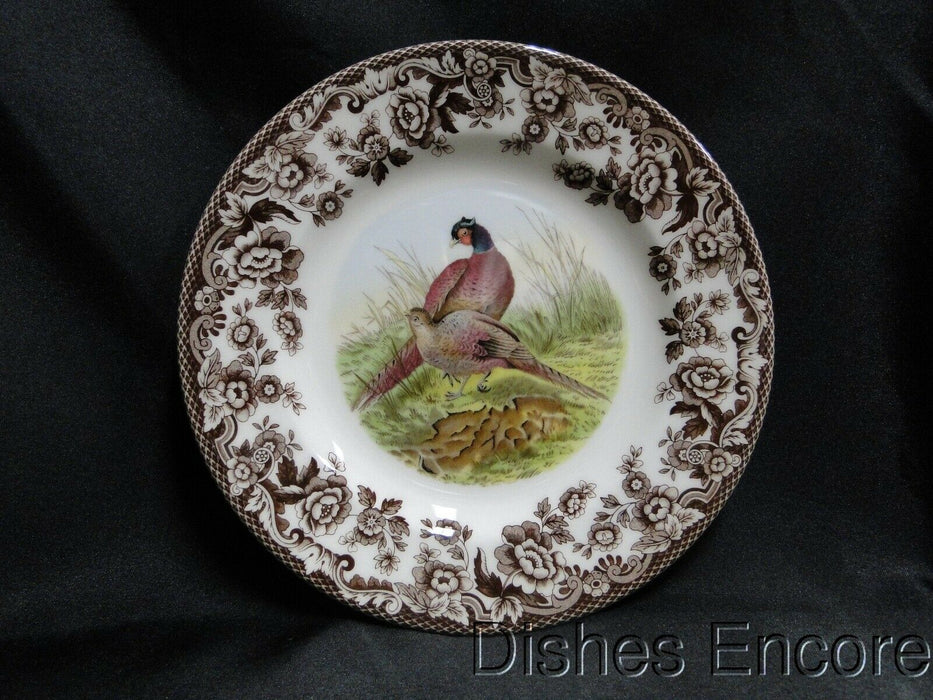 Spode Woodland Pheasant Game Bird, England: NEW Salad Plate (s), 7 3/4", Box