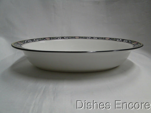 Wedgwood Runnymede Blue, Pink Shells: Oval Serving Bowl, 10 3/4"