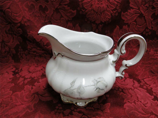 Hutschenreuther Gray Rose, Platinum Trim: Creamer / Cream Pitcher