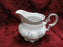 Hutschenreuther Gray Rose, Platinum Trim: Creamer / Cream Pitcher