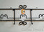 Bard's Horizontal Black Metal Display Rack for Four Cup & Saucer Sets, 26"