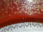 Salem Victorian Ladies, Red Rim, Scene, Century: Service Plate, 11" -- Crazing