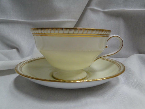 Spode Copeland's Westminster Y4090, Cream w/ Gold Trim: Cup & Saucer Set (s)