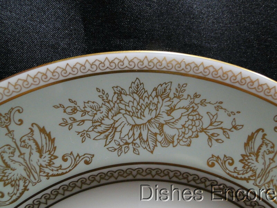 Wedgwood Gold Columbia, Sage Green, Gold Griffons: Salad Plate (s), 8 1/8"