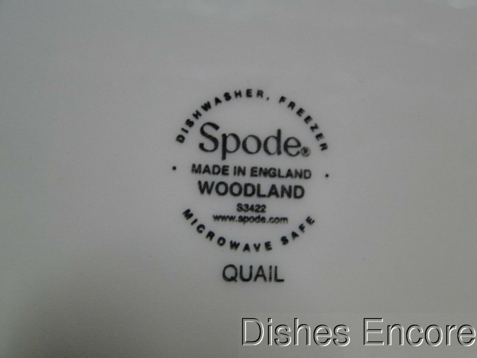 Spode Woodland Quail Game Bird, England: NEW Dinner Plate (s), 10 1/2", Box