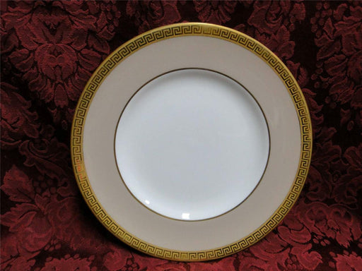 Royal Worcester Athena, Beige, Gold Greek Key: Salad Plate (s), 8"