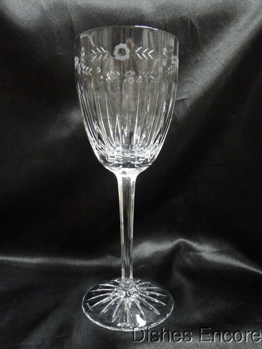 Wedgwood Calendore, Floral, Vertical, & Panel Cuts: Water Goblet (s), 8 3/4"