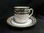 Tirschenreuth TIR8, Red Ribbon, Berries, Green Holly: Demitasse Cup & Saucer Set