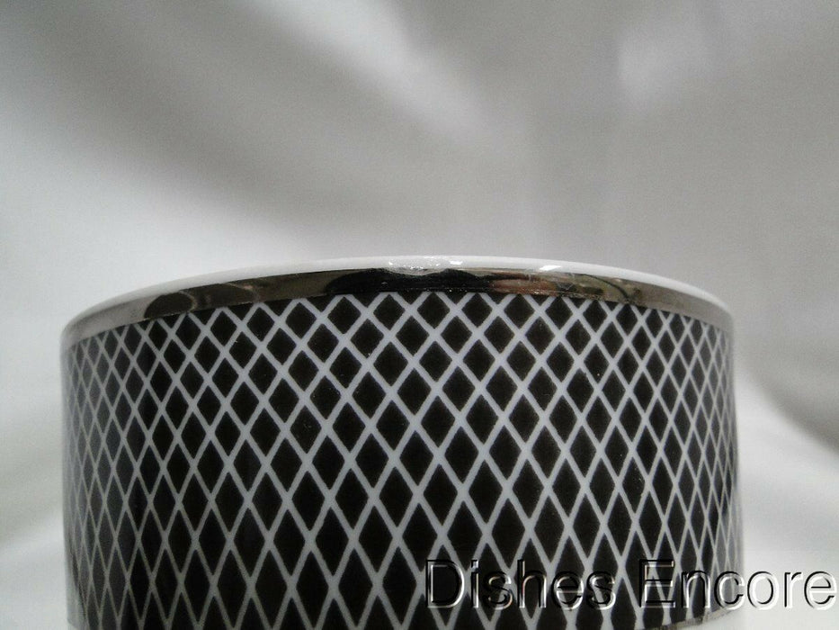 Block Midnight, Portugal, Black/White w/ Platinum: Cup & Saucer Set (s)