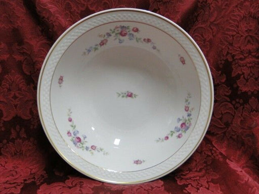 Thomas China 7211, Versailles White, Floral: Round Serving Bowl, 9 1/8"