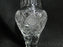 Clear w/ Cut Design: Hurricane Lamp Base, No Globe, 6", As Is  -- MG#111