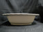 Spode Jewel, Cream w/ Embossed Circles & Dots: Oval Serving Bowl 10 1/8", As Is