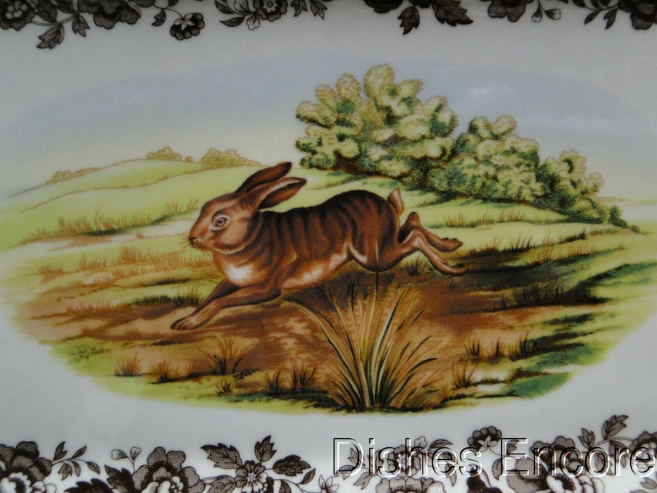 Spode Woodland Rabbit, Bunny: NEW Sandwich Tray, 13 1/2", Box