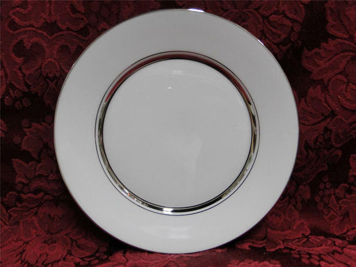 Oxford (Lenox) Lexington, Platinum Rings on White: Bread Plate (s), 6 3/8"
